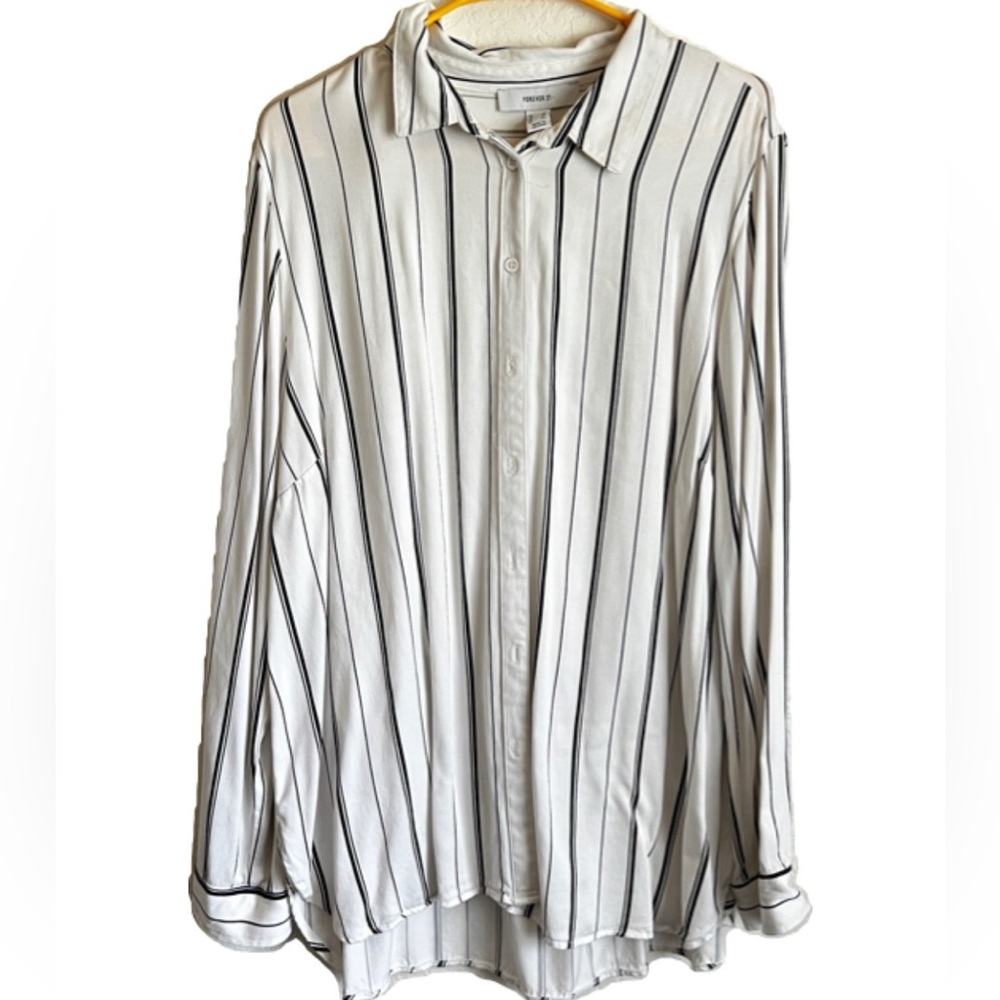 Forever 21 Striped Blouse